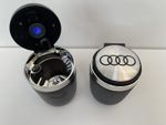 Car Ashtray With Lid And Led Light Car Smokeless Cup Holder For Audi