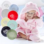 Baby Girls Boys Dressing Gown Fleece Snuggle Robe Hooded Novelty Newborn Gift