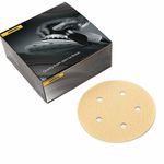 P80 Sanding Discs 125mm Dia MIRKA Gold Discs 5 Hole 1 x 50 - 50 Discs Grip