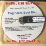 Engineers Boot Disc Recovery Fix Repair Windows XP/7/8/10/11 CD/On USB Stick