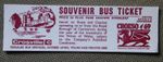 1969 Crosville Motor Services  Souvenir Bus Ticket - Caernarvon