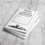 A5 52 WEEK VEHICLE INSPECTION MAINTENANCE RECORD BOOK COMMERCIAL SAFETY CHECK