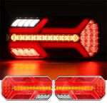 Led Neon Rear Dynamic Indicator Tail Lights Truck Trailer 7 Functions 12V 24V E9
