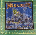Megadeth Rust In Peace Woven Sew On Patch Officially Licensed