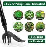 Stand Up Weeder Puller Weed Claw Grass Root Remover Killer Manual Garden Tool