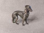 Vintage Borzoi {Russian Hunting Dog} Cast Pewter Figure.**