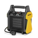 DAHTEC Portable Dual Safety PTC Ceramic Fan Heater 2000W/2800W, Compact Design