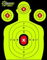 Splatter Target A4 Shoot Rifle Pistol Reactive Air Cheap Targets - FREE POSTAGE