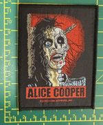 Alice Cooper Trashed Official Woven Sew On Patch Officially Licensed