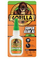 Gorilla Super Glue Gel XL 25g All Purpose Fast Setting & Thicker Green