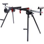 Universal Mitre Saw Stand Extending Support Arms Quick Release Clamp with Wheels