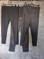 Black Maternity Bundle: H&M MAMA Jeans & 2x Primark Leggings (Size M / UK 12-14)