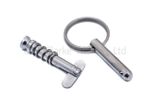 Stainless steel quick release pin pull ring drop nose boat canopy bimini fitting