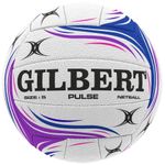 Gilbert Netball Match Ball - PULSE Ball Sz 5 & 4 - Packs of 1 & 3 Balls FREE p&p