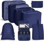 Packing Cubes for Suitcases, 8 PCS Travel Luggage Packing Organizers Waterproof