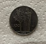 ITALIAN L100 LIRA COIN 1975 Beautiful Rare Coin! -