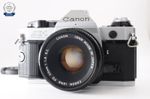 *NEAR MINT* Canon AE-1 Program SLR 35mm Film Camera + FD 50mm f/1.8 S.C. "O" JPN