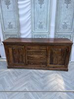 Stunning large high quality Sheesham wood mahogany colour Sideboard, Solid Wood