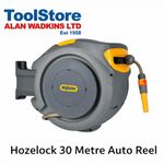 Hozelock 30m Wall Mounted Hose Reel 30mtr Auto Reel Garden Retractable Reel 2403