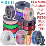 (BUY 3 GET 1 FREE,Add 4) SUNLU 1KG 3D Filament PLA/PLA+/ABS/PETG/ASA 1.75mm Lot