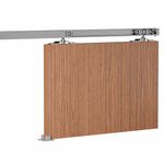 Sliding Door Track Kit Rail System 80kg For Room Internal Doors - Scarab 80kg