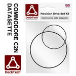 DeckTech™ Replacement Belts for Commodore C64 C2N 1530 Datasette Cassette Player