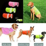 High Visibility Safety Dog Jacket Vest Walking Coat Hi Vis Viz Summer Breathable