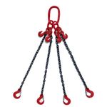 Grade 8 4-Leg Chain Sling 10MM With Sling Hook Lifting WLL 6.7T  + Shorteners