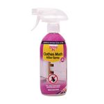 Clothes Moth Killer Spray Zero In Antibacterial Ready To Use Treatment 500ml