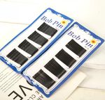 Hair Pins Black Waved Pins Bobby Pin Clips Grips Slides 60 Pieces