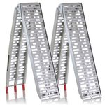 SGS Pair Of Heavy Duty Folding Aluminium Loading Ramps for Quad, ATV, Motorcycle