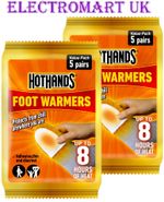 10 PAIRS HOTHANDS FOOT WARMERS UP TO 10 HOURS OF HEAT ELDERLY OUTDOOR ACTIVITIES