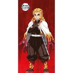 Demon Slayer Beach Towel 140x70cm 100% Cotton Kyojuro Rengoku 100% Official