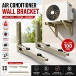 Air Conditioner Wall Bracket 100kg Heavy Duty Galvanised Steel AC Mount TOP
