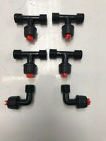 ATV / Quad Sprayer Spares 50, 60, 100 ltr COMPLETE SET of new 'T' & 'L' Pieces  