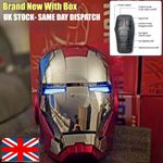 Autoking Iron Man Helmet MK5 1/1 Voice-controlled Mask Transform CosplayProp NEW