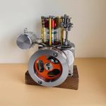 TechLab 16cc Alcohol Internal Combustion Engine Model, Working STEM Collectible