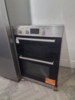 Indesit Aria IDU 6340 IX Electric Built-under Double Oven - Stainless Steel