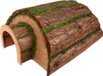 Natural Bark and Moss Hedgehog House Safe Outdoor Hibernation Wildlife Animal