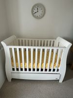 Baby Cot Bed with Mattress