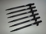 Fishing Bank sticks Spiral Point Easy Screw. 16 mm diameter, clamp lock, Drill, 