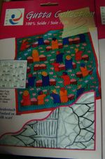 1 piece Gutta 2XMOTIVE 100% silk Arty's collection scarf 90x90 scarf picture