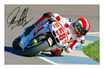 Marco Simoncelli Signed A4 Photo Print Autograph MotoGP