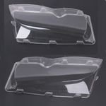 For BMW E46 3 series 4 Door 2002-05 L&R Headlight Headlamp Lens Clear Lens Cover