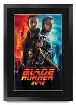 Blade Runner 2049 Movie Poster Signed Printed Autograph A3 Framed Memorabilia