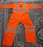 Hi-Vis Orange Reflective Coveralls Flame Retardant Anti-Static Unisex 3XL