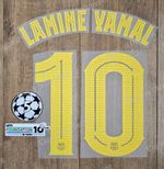 Lamine Yamal #10 Print Home 2025-2026 Barcelona Champions League Patch Badge