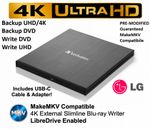 Verbatim 4K UHD Bluray Burner External Drive BU40N MakeMKV LibreDrive PREFLASHED