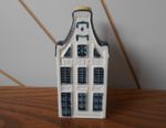 BLUE DELFT CANAL HOUSE ceramic decanter bottle KLM AIRLINES Bols 2002 Number 13