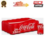 Coca-Cola Original Taste 24 x 330ml Cans Free SHIPPING